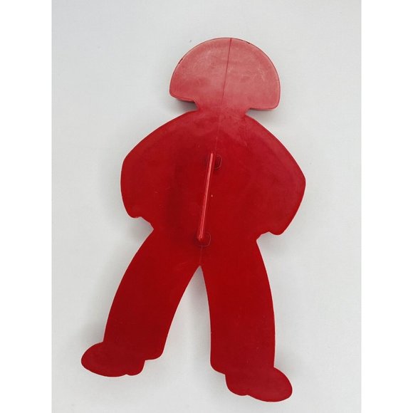 Vintage 5” Gingerbread Man Clown Tupperware Cookie Imprint Cutter With Handle - Picture 3 of 5